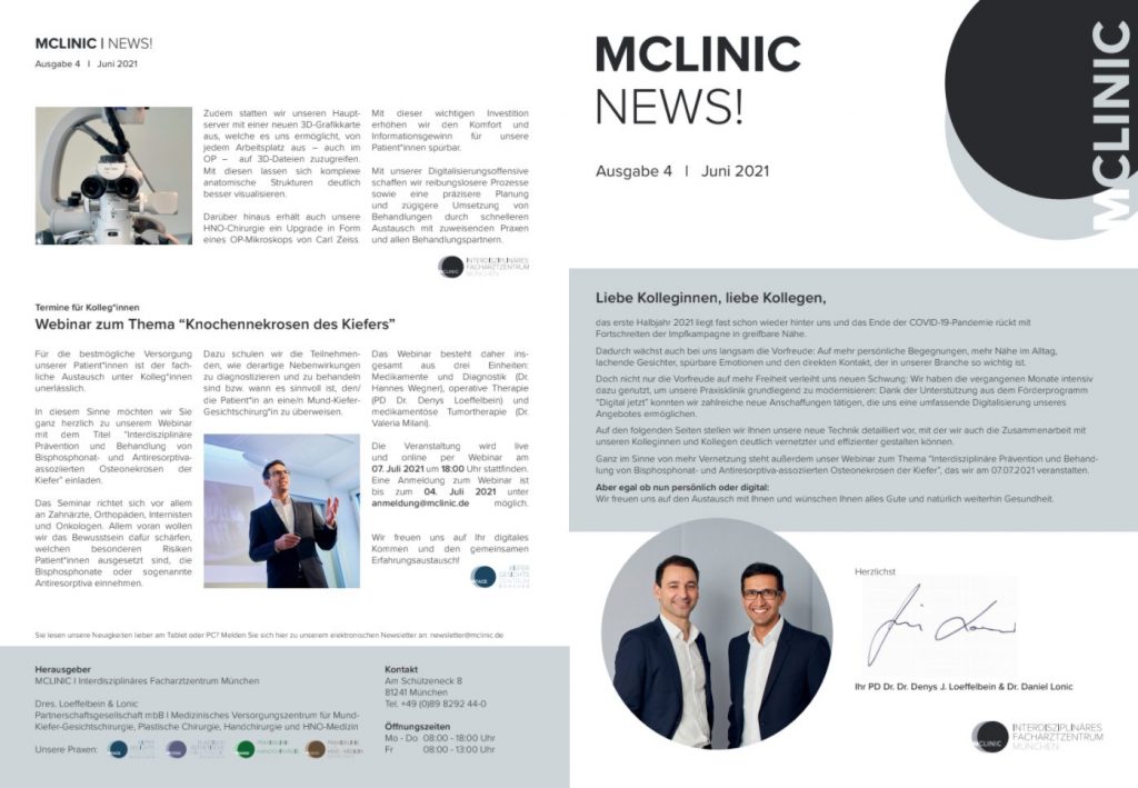 Die MCLINIC NEWS! Ausgabe #4